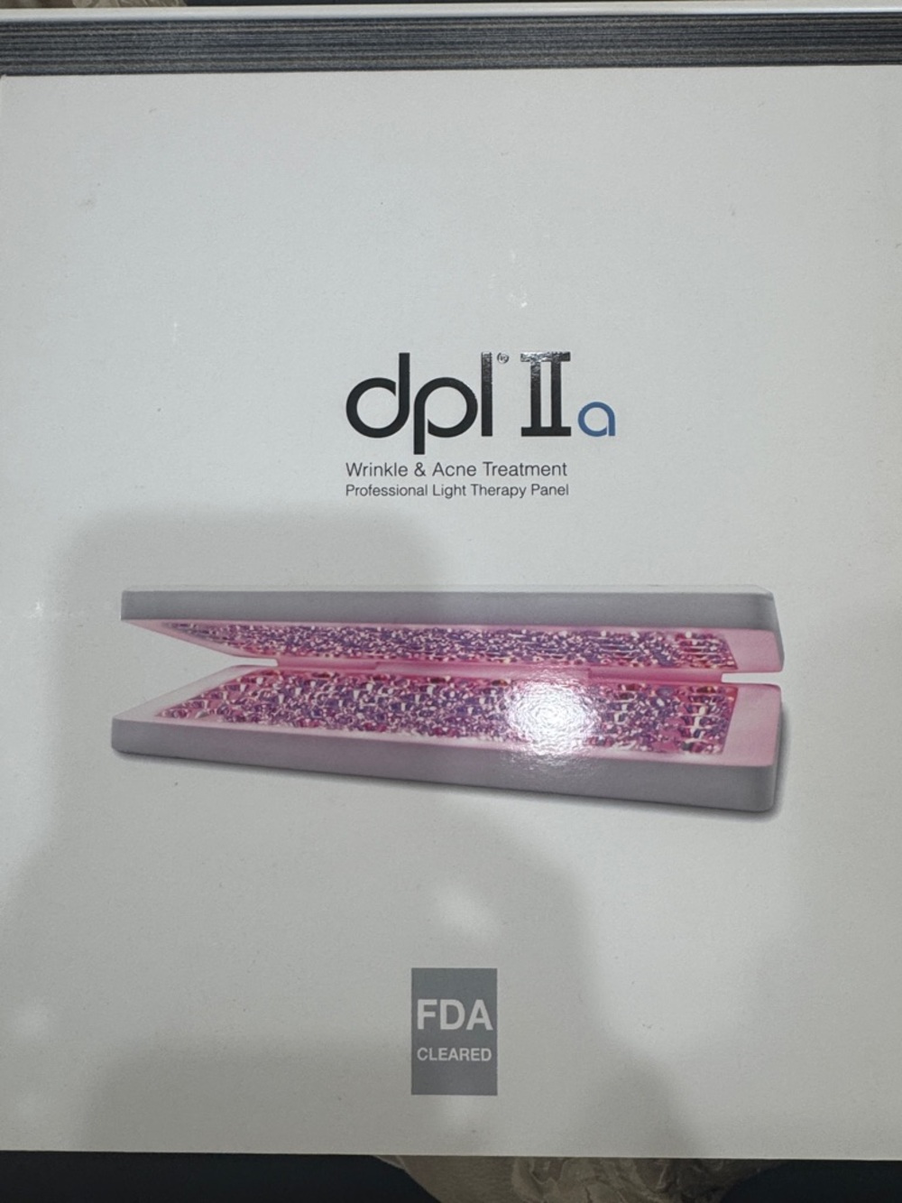 dpl IIa Wrinkle & Acne Light Therapy Panel - White with Pink LEDs